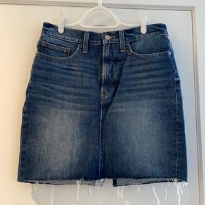 SOLD: Denim Forum mini jean skirt
